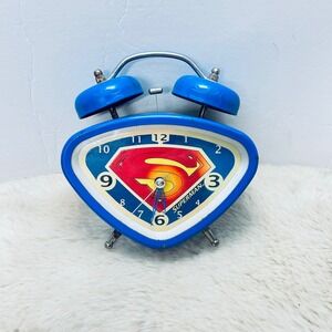 Vintage Superman‎ Twin Bell Alarm Clock DC Comics Collectible Decor (PART ONLY)